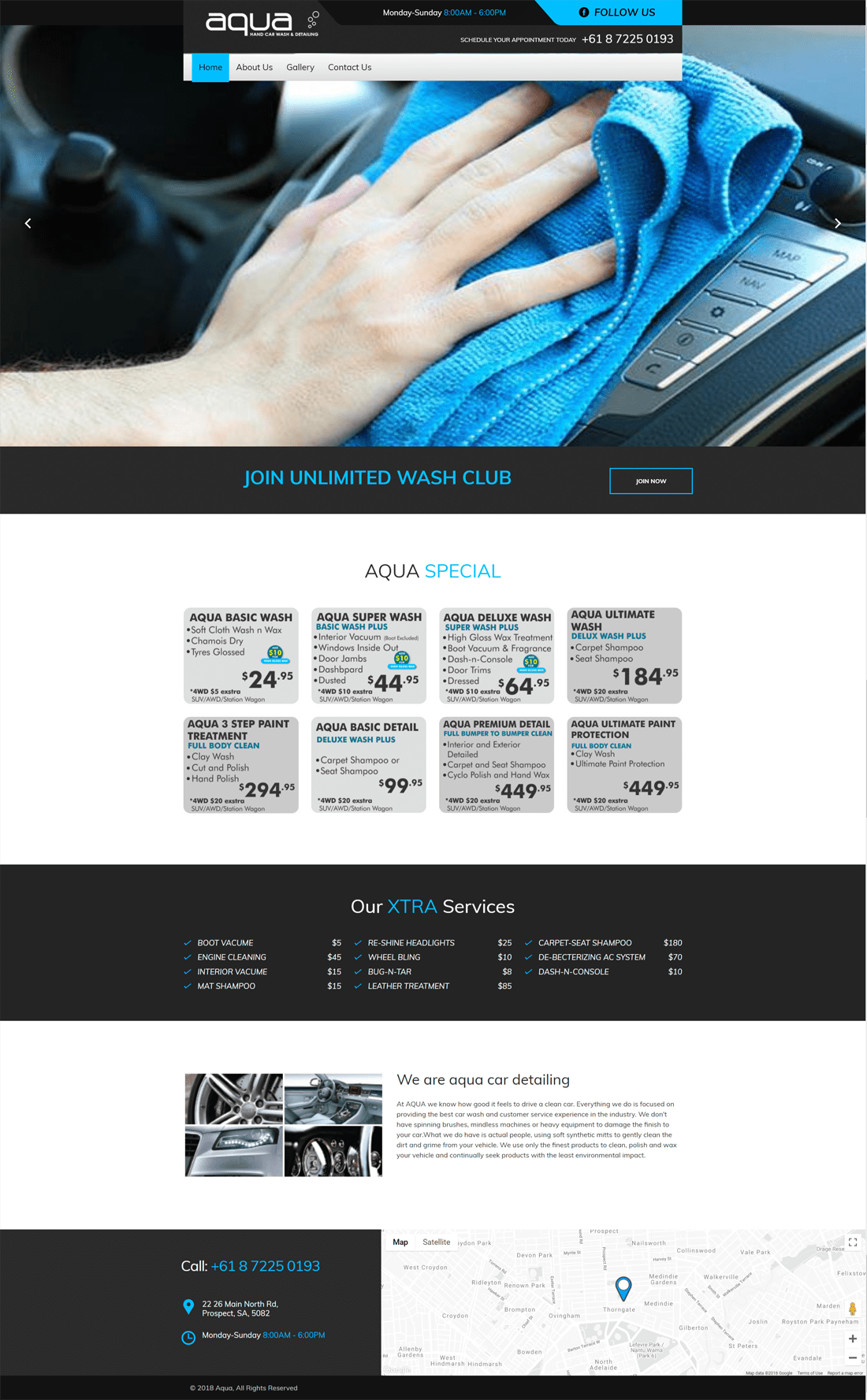 Web development & Web design Company Australia aqua-webpage